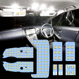 SINMAIT Prius LED Room Lamp, For Toyota Prius 30 Series, ZVW30, Prius TOYOTA ZVW30, Indoor Light, 4500K, Genuine Color Temperature, Sunlight, Custom Parts, 30 Series Prius, LED Interior Parts, Easy