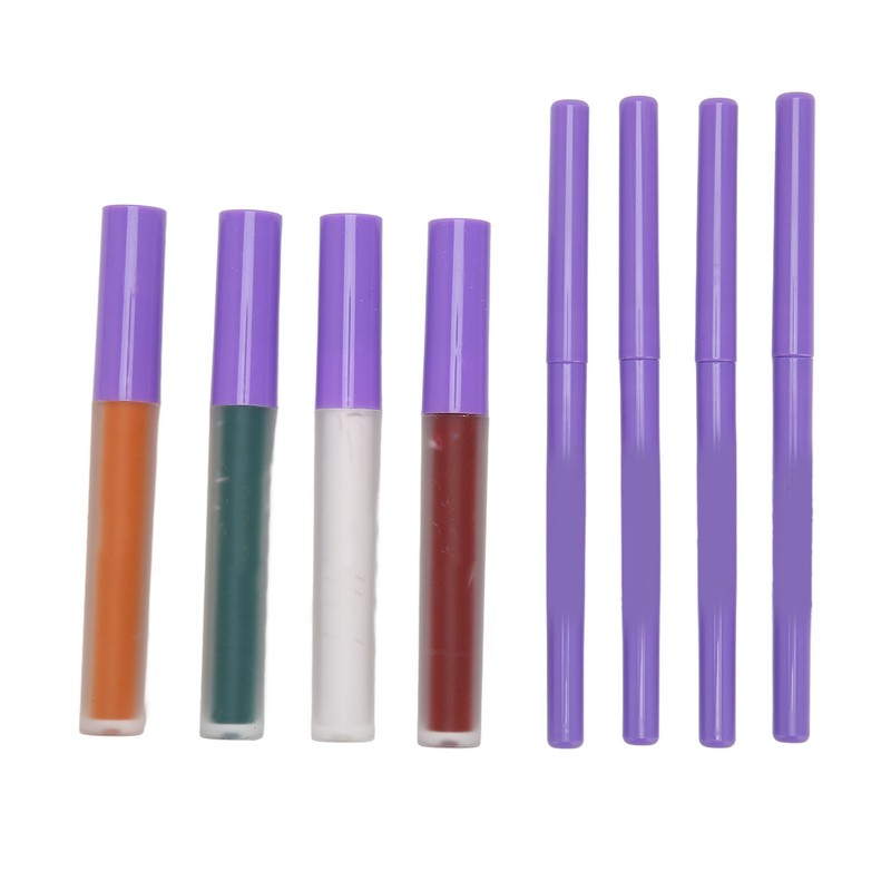 Lip Liner and Lipstick Makeup Set Long Lasting Matte Liquid