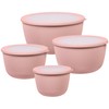 BoxedHome 4.97 Quarts Mixing Bowls with Lids Set, 4 Packs