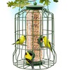 Squirrel Proof Bird Feeders for Outdoors Hanging (Premium Metal) 1.25