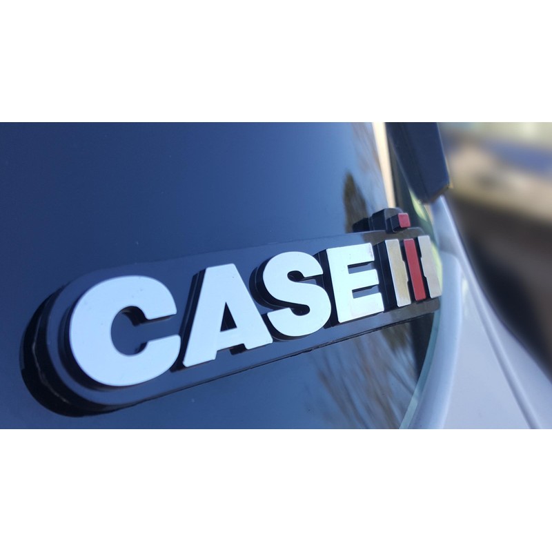 Chroma 41514 Case IH Injection Molded Emblem Decal, Silver