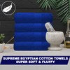 Towelogy® Premium Large Hand Towels Set 100% Combed Ring Spun