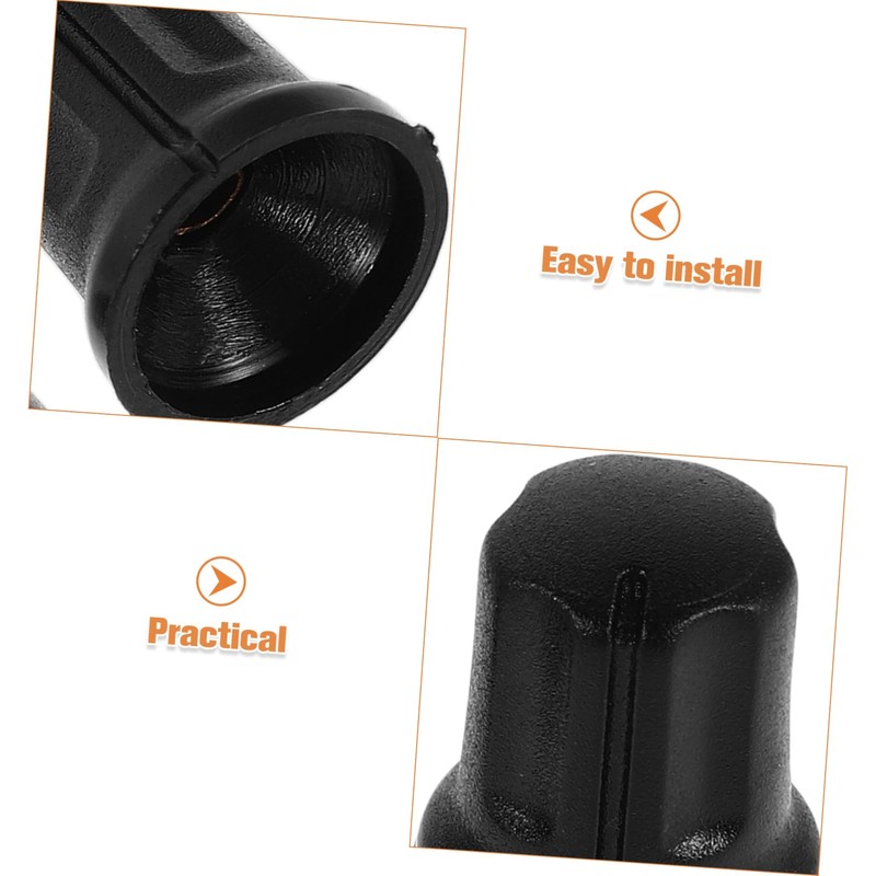 BESPORTBLE 2pcs Volume Control Knobs Rotary Knob Insert Shaft Potentiometer