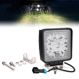 KEMIMOTO Backup Light Compatible with Ranger XP 1000, 27W Reverse Light Rear LED Kit Easy to Install Compatible with 2018-2025 Polaris Ranger 1000 XP/Crew, 5.3×4.5 Inches