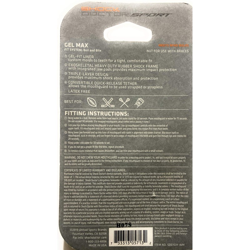 Gel Max Protector bucal