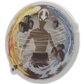 Avatar The Last Airbender Aang Elemental Round Wood Wall Decor - Fun Aang Wall Art for Home