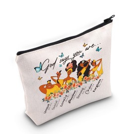 LEVLO Muses Cosmetic Make Up Bag Muses Fans Gift Muses God Says You Are Make Up Zipper Pouch Bag Muses Merchandise (God Says Muses)