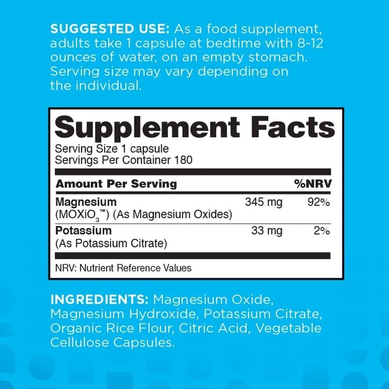 nbpure Mag O7 Oxygen Digestive System Cleanser Capsules, 180 Count