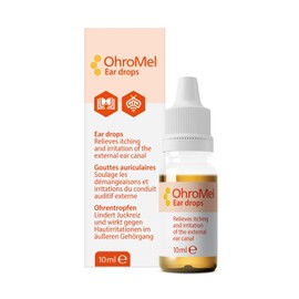 OhroMel Pure Honey Ear Drops 10ml – Relief for Dry, Itchy, Blocked Ears, Ear Infections, Ear Eczema & Inflammation – Soothing Antibacterial Formula for Ear Canal Care
