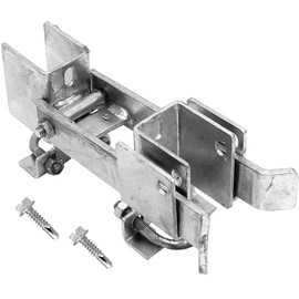 Jake Sales Chain Link Residential Strong Arm Double Gate Latch - Latches Two Gates Together Without The Need of a Drop Rod - Chain Link Double Gate Latch for 1-3/8inches Gate Frames