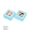 Gcardist Up Matte Light Blue 15x15x8cm 15Pcs Cookie Box with