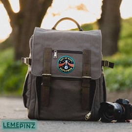 LEMEPINZ Out of Body Explorer 3 Inches Embroidery Patch, Aesthetic Iron On/Sew On Travel Embroidered Applique Patch, Fabric Patches for Clothes Backpacks Hats, DIY Accessories Gifts for Boy Girl Adult