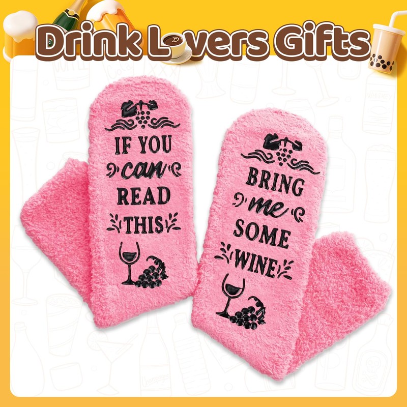 Zmart Wine Pink Slipper for Women - Funny Wine Lover