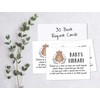 Inkdotpot 30 Bear Jungle Animals Baby Shower Book Request Cards