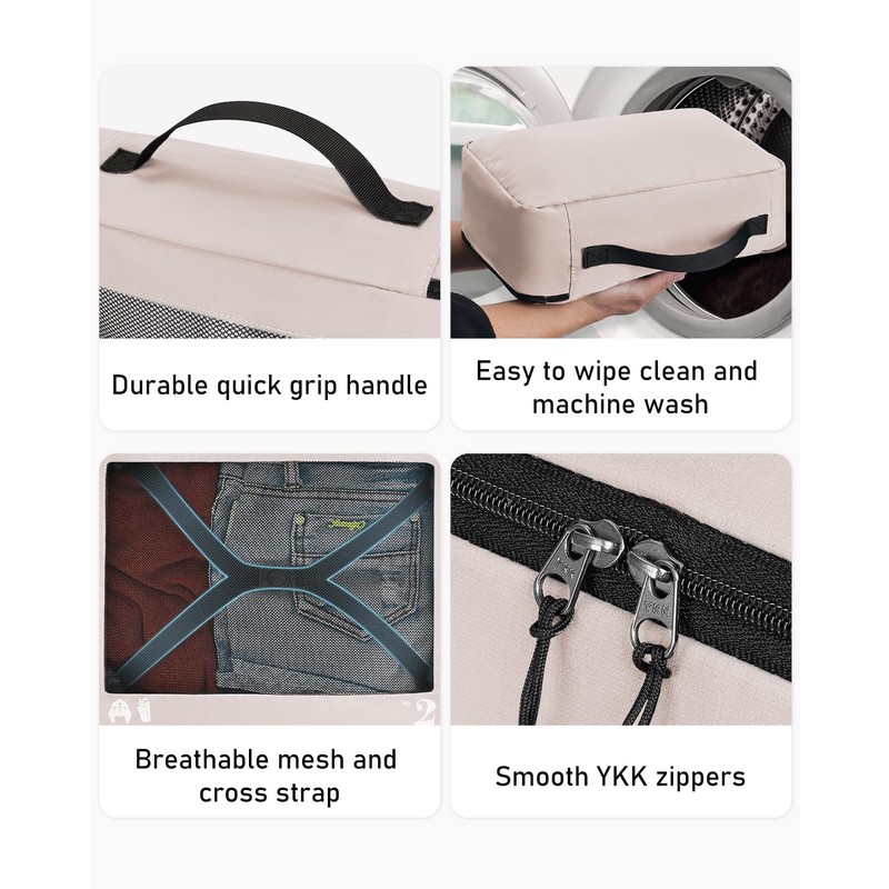 ECOHUB Travel Pouch, Travel Compression Bag, Convenient Goods, 7-Piece Set,