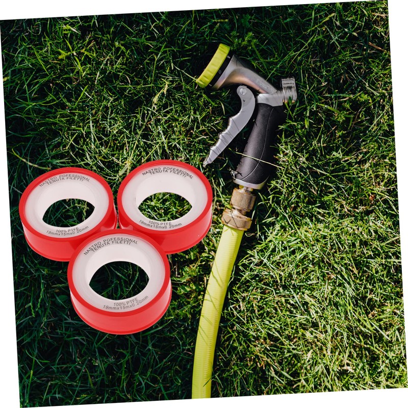 TEHAUX 3sets Plumbing Safety Tapes Ptfe Sealing Tape Reliable for