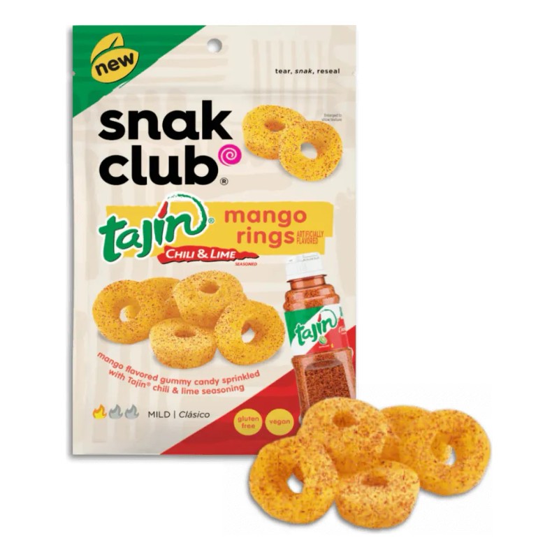 Gomitas Aro De Mango Con Tajin Snak Club 55g