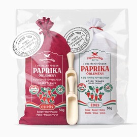 Hungarian Paprika, Sweet & Hot (2x50g/1.7oz) Certified Kosher, Imported from Hungary, Made in Kalocsa