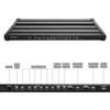GOKKO 20.5" x 13.8" Pedal Board with Integrated Power Supply,