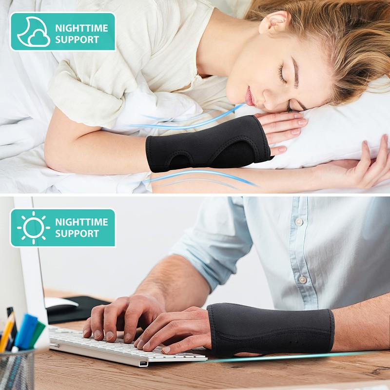 Baometi RL10 Wrist Support, Metal Plate Fixed, Breathable, Sweat Absorbent,