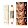 Contouring Stick,Blush Highlighter Stick,Waterproof Contour S-tick That Effortlessly Contours the