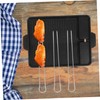 GLEAVI Family Size BBQ Tools 6 Stainless Steel U-skewers for