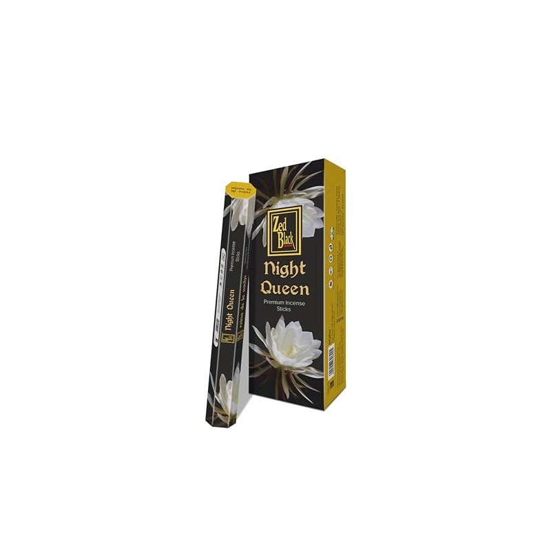 ZED BLACK Z008 Night Queen Incense Sticks, 20 Sticks x