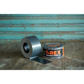 T-Rex Tape Extra-Wide Duct Tape with UV Resistant & Waterproof Backing for Ferociously Strong Repairs, 2.83" x 25 yd, Gunmetal Gray, 1 Roll