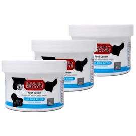 Udderly Smooth Crema para pies con manteca de karité 8 oz (paquete de 3)