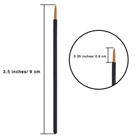 eBoot 100 Pack Disposable Eyeliner Brush Eyelash Serum Brushes Eyeshadow Applicator Eye Lash Wands Makeup Tool