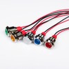 Kiligen 5pcs 12mm 110V-220VAC LED Waterproof Indicator Light Pilot Light