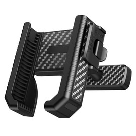 Magnetic Golf Cart Phone Holder, Golf Cart Accessories for Men/Women, 360°Rotation & Super Strong Magnet Keep Phone Safe and in Place. Perfect Golf Gifts & Compatibility with All Phones (Black)