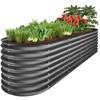 Best Choice Products 8x2x2ft Metal Raised Garden Bed, Oval Outdoor