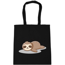 Hippowarehouse Sleeping cute sloth Tote Shopping Gym Beach Bag 42cm x38cm,10 litres