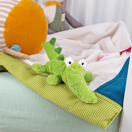 SIGIKID 42591 Mini Crocodile Cuddly Gadgets Girls and Boys Baby Toy Recommended from Birth Green