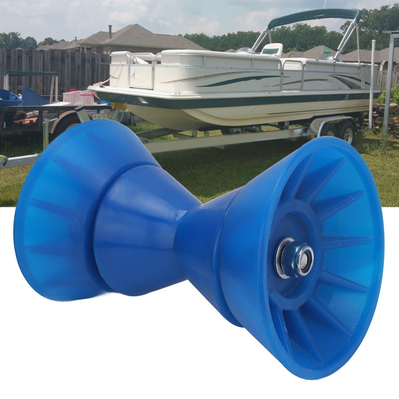 4 Inch Boat Roller Bow Stop with 1/2in Shaft Scratch