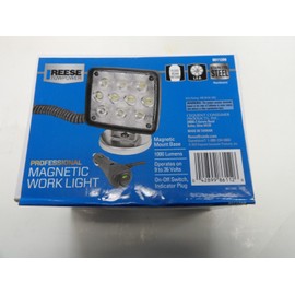 Reese Towpower 8611200 Professional Series Rectangular Magnetic Mount Work Light