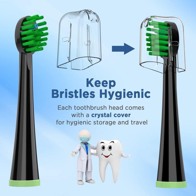 Replacement Toothbrush Heads for All Waterpik Sonic Fusion Models (SF-01,