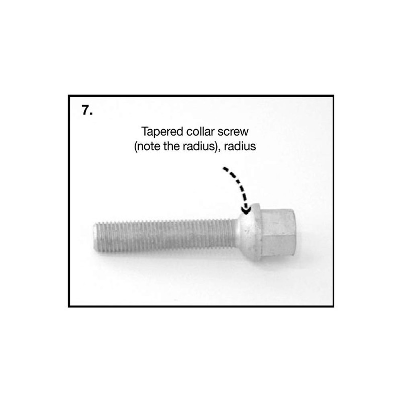 H&R B1655571 Spacer Set, Black