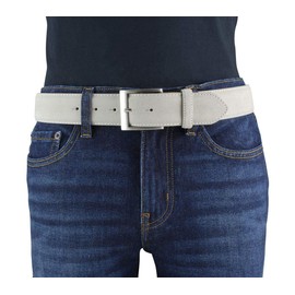 BELTINGER Suede Belt 4 cm | High-Quality Suede Leather Belt for Men 40 mm | Men's Belt Suede Belt 4 cm, Dark brown, silver.