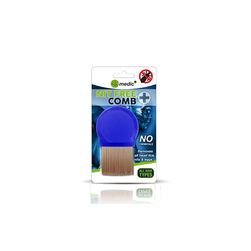 Standard Quality Metal Round Lice Nit Louse Detection Removal Comb