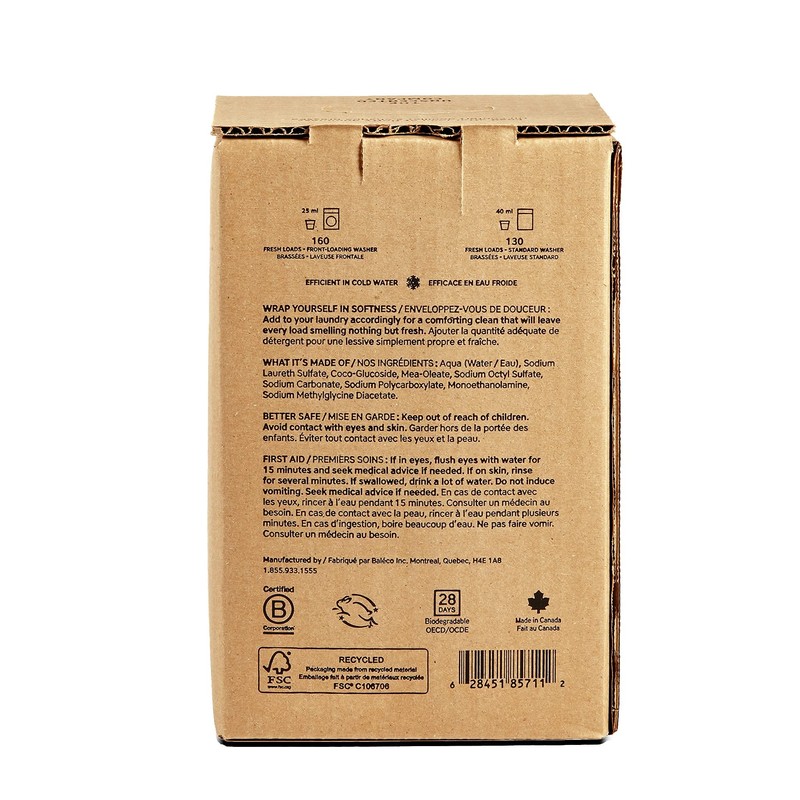 The Unscented Company Laundry Soap Refill Box, 1.06 GL