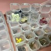 SimautHawk 1 Pack,28 Grids, Painting Bead Storage Containers, Arts Crafts