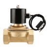 Baomain 2 inch DC 12V Brass Electric Solenoid Valve Water