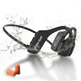 Bone Conduction Wireless Headphones, IPX5 Waterproof Open Ear Headphones, Bluetooth 5.3 Wireless Earphones, Wireless Bluetooth Computer Headsets, Up to 6 Hours Battery, for Running, Swimming, Workouts