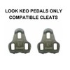 Bandidos Bike Cleats Compatible with Look Keo Pedals (Fixed 0
