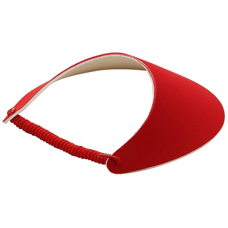 String Visor-Solid Red