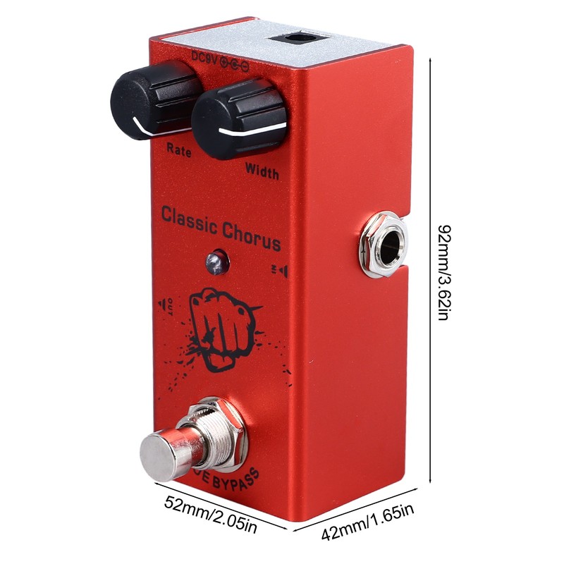 Electric Guitar Effects Pedal Portable Multiple Effects Accurate Chorus Guitar