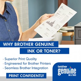 Brother Genuine High-Yield Black Toner Cartridge Twin Pack TN760 2Pk, TN7602PK