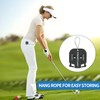 FUZVOL 2 Pack Golf Stroke Counter, Mini Black Golf Counter,